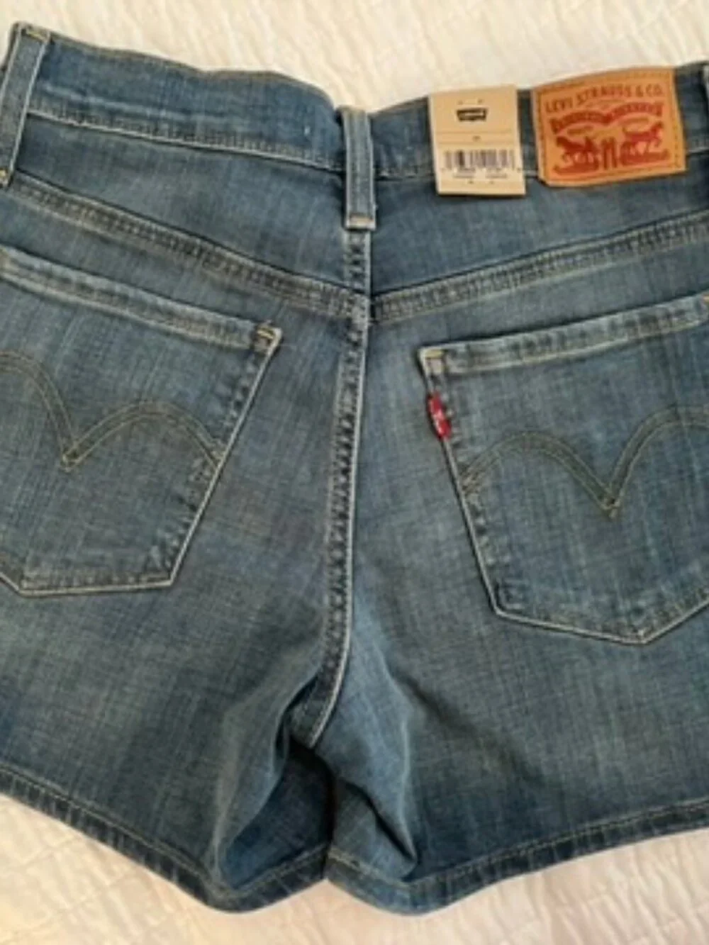 Levi's Denim Mid Length Shorts